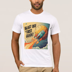 T-shirt Décollage vers la première année d'école primaire