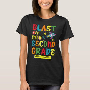 T-shirt Décoller en deuxième année Enseignant Élève Dos T