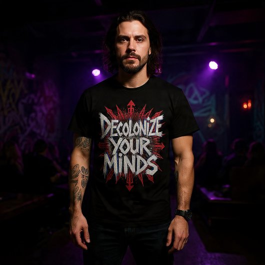 T-shirt Decolonize Your Minds (Points)