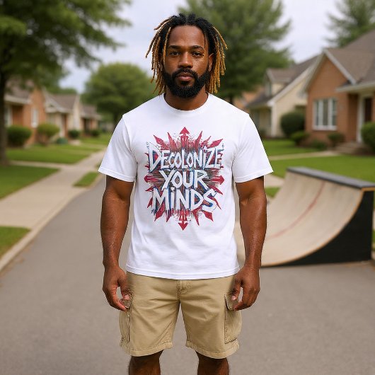 T-shirt Decolonize Your Minds (Points)