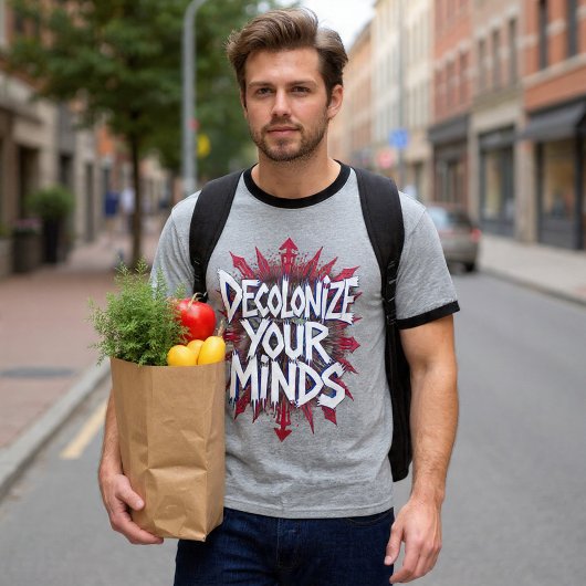 T-shirt Decolonize Your Minds (Points)