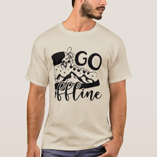T-shirt Déconnectez-vous (Devant)