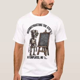 T-shirt Déconstruire le système sans modèles
