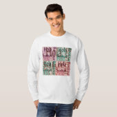 T-shirt décontracté à manches longues pour hommes (Devant entier)