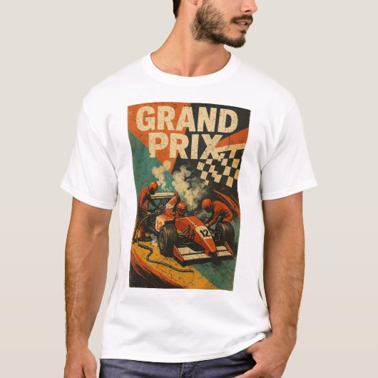 T-shirt décontracté du grand prix F1 (Devant)