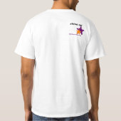 T-shirt Décontracté - éclat dessus (Dos)