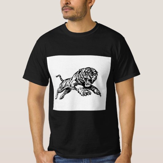 T-shirt décontracté pour hommes (Devant)