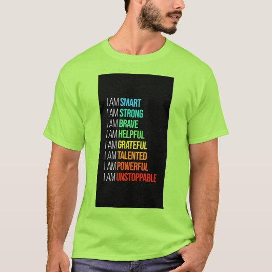 T-shirt décontracté pour hommes (Devant)