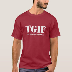 T-shirt Décontracté vendredi