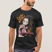 T-shirt Décontracté Waifu Nezuko Kny Anime Kimetsu No Yaib (Devant)
