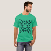 T-shirt Décor 01 - Vert foncé (Devant entier)