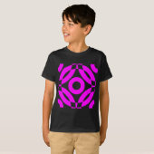 T-shirt Décor 02 - Magenta (Devant entier)