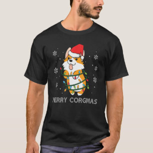 T-shirt Décor de l'ornement de Noël de Corgi Chien de Corg