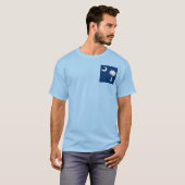 T-shirt Décor design du drapeau de l'État de Caroline du S (Devant entier)