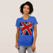T-shirt Décor Union Jack en fibre de carbone (Devant entier)