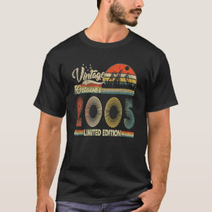 T-shirt Décoration 17 Ans 17 Ans Vintage Octo