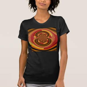 T-shirt Décoration Art Nouveau Floral Colorée