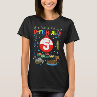 T-shirt Décoration de fête d'anniversaire pour garçon de 5