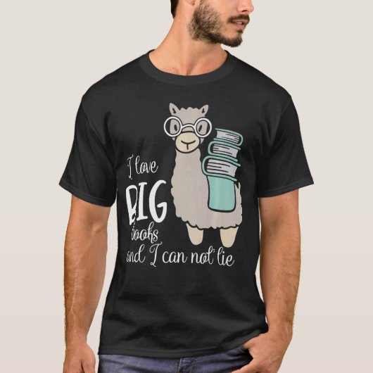 T-shirt Décoration de lecture pour Llama Premium (Devant)