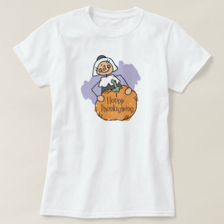 T-shirt Décoration Pèlerin Thanksgiving