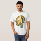 T-shirt Décoration pour euphonium (Devant entier)