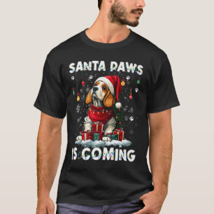 T-shirt Décorations d'arbre de Noël de chien de bétail aus