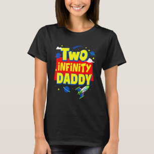 T-shirt Décorations de Daddy Two Infinity And Beyond Birth