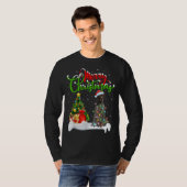 T-shirt Décorations de Noël Allemand Pointer Dog Ch (Devant entier)