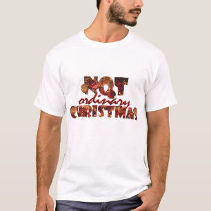 T-shirt Décorations de Noël Art Rouge