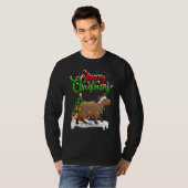 T-shirt Décorations de Noël Capybara Santa Capybara Noël (Devant entier)