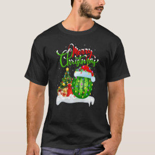 T-shirt Décorations de Noël de pastèque Père Noël Watermel