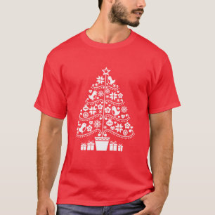 T-shirt Décorations de Noël traditionnelles scandinaves