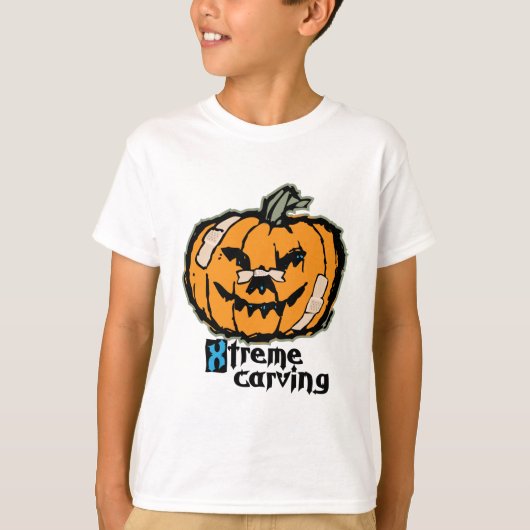 T-shirt Découpage de citrouille de Xtreme (Devant)