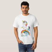 T-shirt Découpe en carton ondulé Rainbow Lifesize (Devant entier)