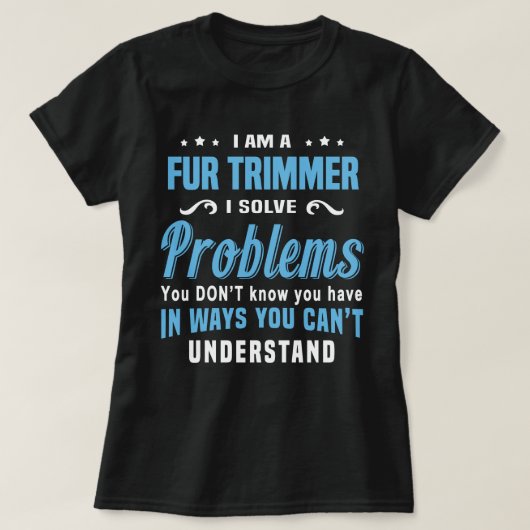 T-shirt Découpe fourrure (Design devant)