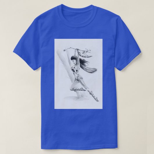 T-shirt Découpe gauche (Design devant)