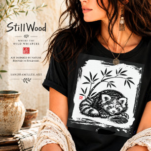 T-shirt DÉCOUVERTE • StillWood • Petit panda roux