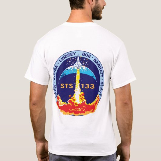 T-shirt Découverte STS-133 (Dos)