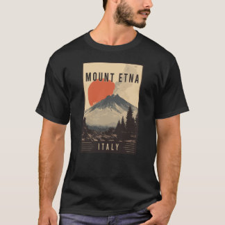 T-shirt Découvrez l'aventure du volcan et de l'Etna en Ita
