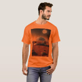 T-shirt "Découvrez le Cosmos en style : Lune et Planète T- (Devant entier)