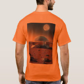 T-shirt "Découvrez le Cosmos en style : Lune et Planète T- (Dos)