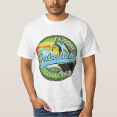 T-shirt Découvrez le fabuleux logo costa rica (Devant)