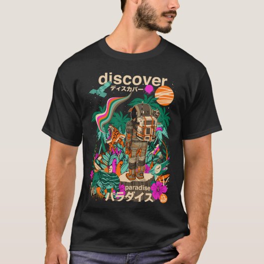 T-shirt Découvrez le paradis (Devant)