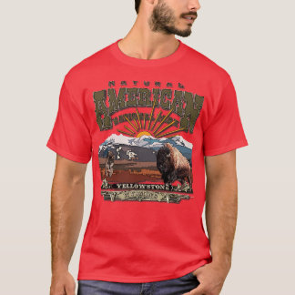 T-shirt Découvrez le parc national de Yellowstone