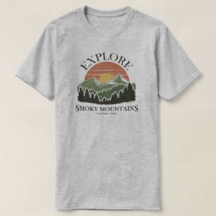 T-shirt Découvrez le parc national des Great Smoky Mountai