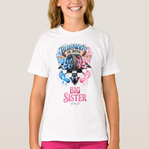 T-shirt Découvrez le sexe de bébé avec des brûlages de pne