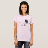 T-shirt Découvrez L'Énergie Du Rose Pourpre Reiki (Devant entier)