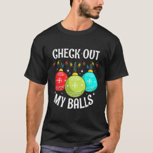 T-shirt Découvrez Mes boules amusant sale Noël Joie Decora