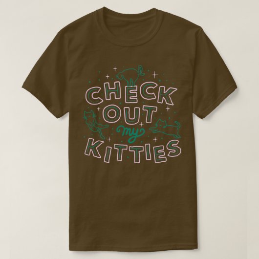 T-shirt Découvrez Mes Kitties (Design devant)