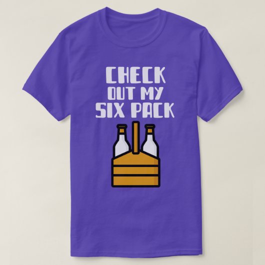 T-shirt Découvrez Mon Pack Six (Design devant)